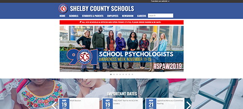 Shelby County Schools Website
