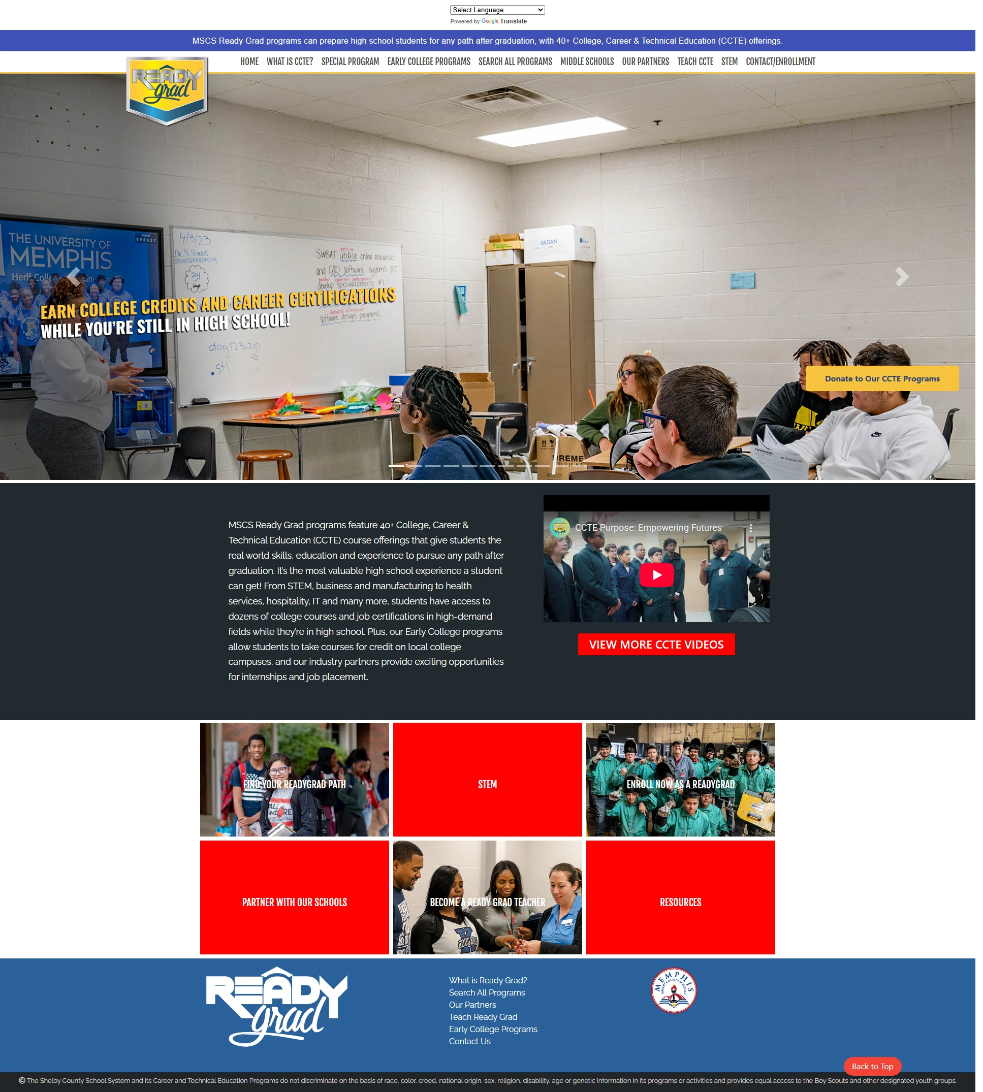 College, Career & Technical Education (CCTE)