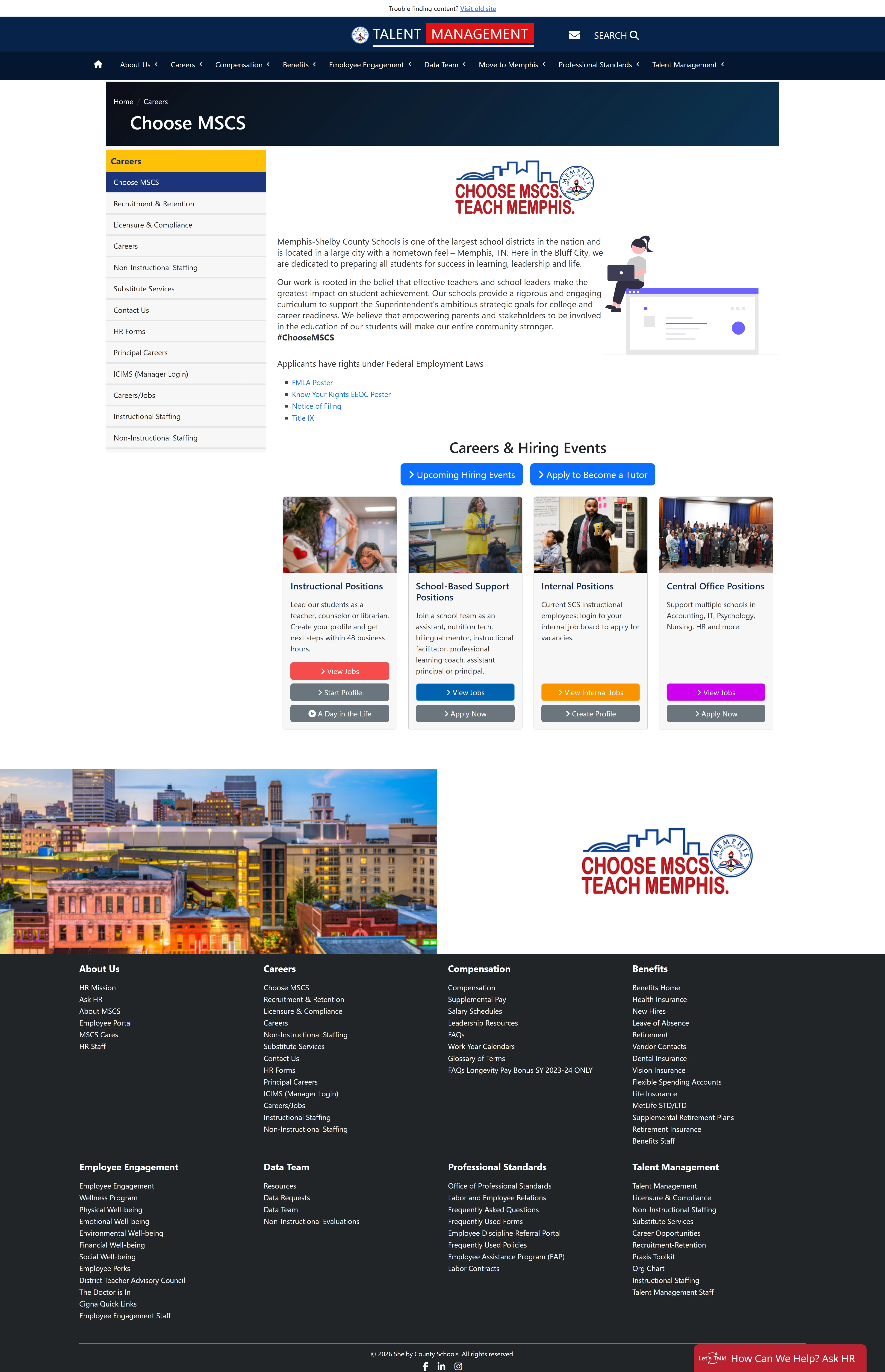 HR Website (Employee Hub) — screenshot 2