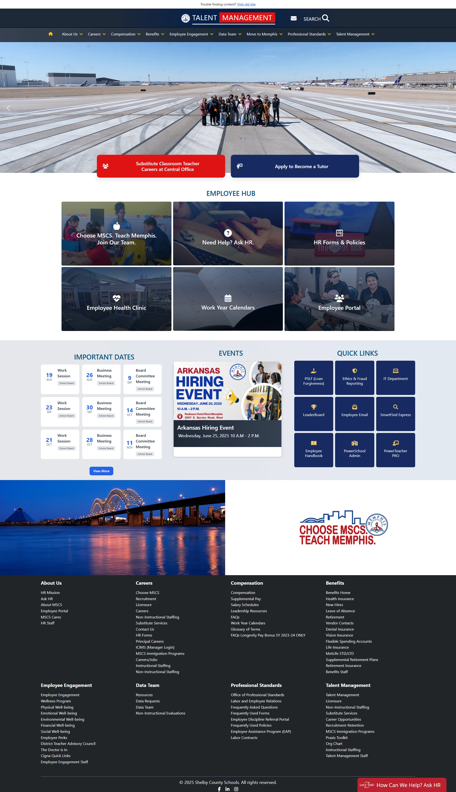 HR Website (Employee Hub)