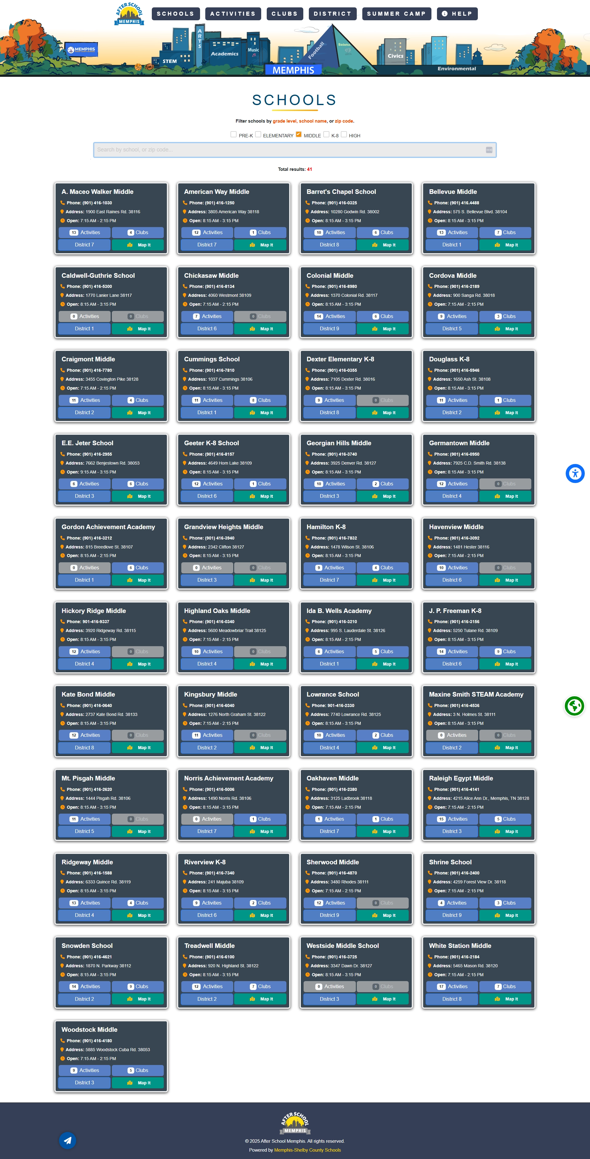 After School Memphis App