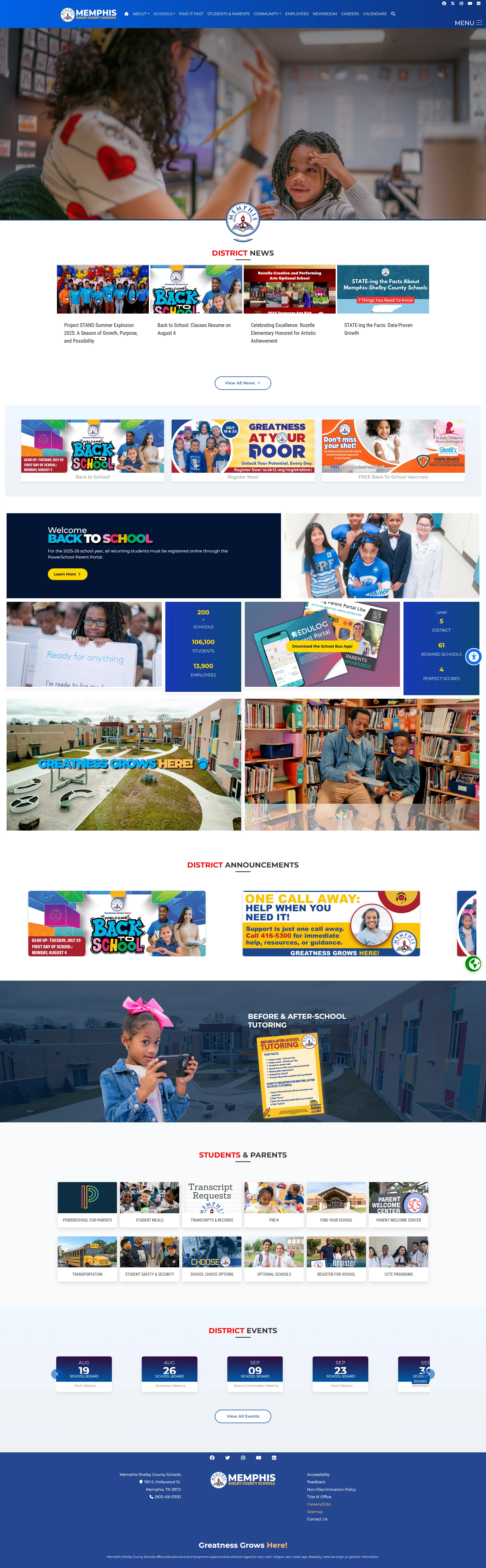 MSCS District Website